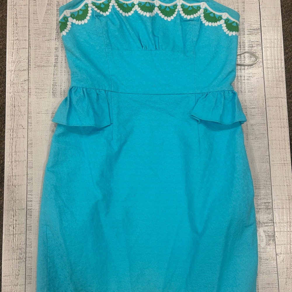 Lilly Pulitzer strapless dress
